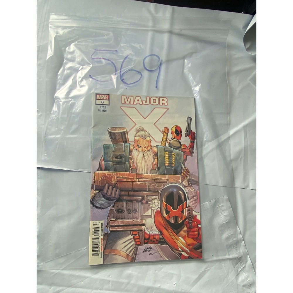 Major X 6 Comic Book Marvel Liefeld Fajardo 2019